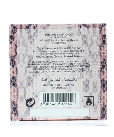 JIMMY CHOO Eau de Parfum - Long Lasting Fragrance with notes of Tea Rose Tiger Orchid & Cedarwood - Floral & Fruity 1.3 Fl Oz (Pack of 1) - Buy Online on GoSupps.com