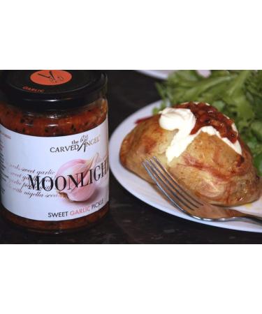 Carved Angel Moonlight Sweet Garlic Pickle 325 g - Buy Online on GoSupps.com