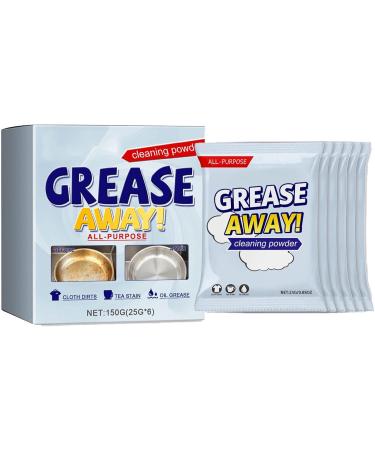 FOCCAR Kitchen All Purpose Cleaning Powder - Kitchen Cleaning Powder 150g Degreaser Cleaner Heavy Duty For Pots And Pans Oil Stain Grease Remover For Range Hood Oven - Buy Online on GoSupps.com