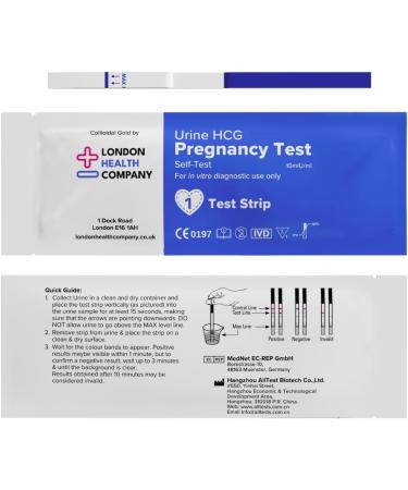 20X Early Test Ultra Sensitive Pregnancy Test Strips - 10mIU - Individually Sealed - Buy Online on GoSupps.com