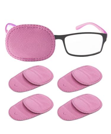 Fools of Eye Glasses - Reusable Eye Flap for Lazy Eye Treatment | Amblyopia Strabismus | 12PCs - Pink Medium for Children & Adults - Buy Online on GoSupps.com