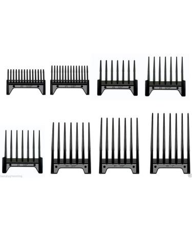 Oster 8 Piece Universal Clipper Guide Attachment Combs Set Fast Feed 76926-800