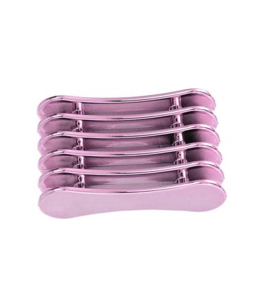 POPETPOP 5 Nail Brush Display Stand Nail Pen Stand Nail Art Brush Holder Pen Display Stand Vertical Pen Stand Painting Pen Holder Nail Art Pen Rack Manicure Purple Makeup Brush