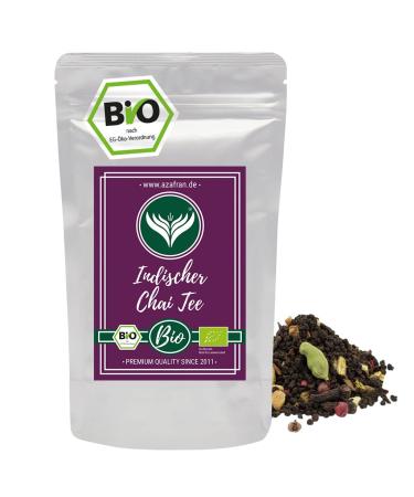 Azafran ORGANIC Indian Chai Tea - Spiced Tea loose 250g 250 g (1 pack)