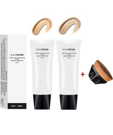 Cc Cream, Cc Cream for Mature Skin, Cc Cream Purbelle, Purbelle Cc Cream Self Adjusting for Mature Skin, Purbelle Skin Tone Adjusting Cc Cream Spf 43 (Natural+Ivory)