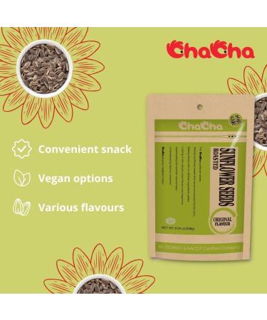 CHACHA Roasted Sunflower Seeds Original - 228g Pack | Premium Healthy Snack for International Shipping - Buy Online on GoSupps.com