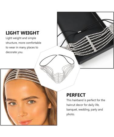 FRCOLOR Crystal Rhinestone Bejewelled Headband Multi- layer Hairband Diamond Headband Sparkly Crystal Headband Bling for Wedding Party - Buy Online on GoSupps.com