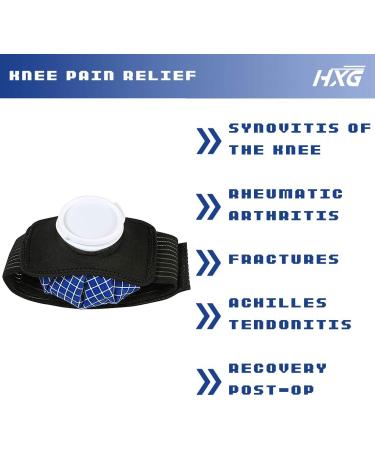 Hivexagon Knee Cooling Pads - Adjustable Elastic Strap Ice Bag (HG217) for Instant Pain Relief & Swelling Reduction - International Shipping Available - Buy Online on GoSupps.com