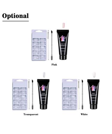 103 in One Nail Gel Set - Nail Extension & Art Tool Kit (15ml Pink) for Stunning Nails - International Shipping Available - Buy Online on GoSupps.com