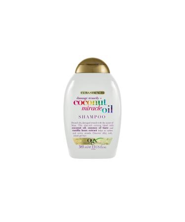 OGX Coconut Miracle Oil Shampoo (385 ml) moisturizing hair care shampoo with coconut oil & vanilla extract attract shampoo without sulfate -containing surfactants for stressed & dry hair - Buy Online on GoSupps.com