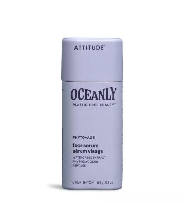 ATTITUDE Oceanly Face Serum Stick EWG Verified Plastic-free Plant and Mineral-Based Ingredients Vegan and Cruelty-free Beauty Products PHYTO AGE Unscented 0.3 Ounce PHYTO-AGE 0.3 Ounce (Pack of 1)