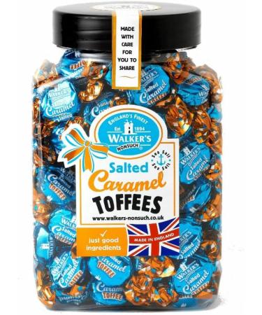 Walker's Nonsuch Salted Caramel Toffees Jar 1.25kg - Buy Online on GoSupps.com
