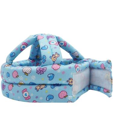 Adjustable Baby Toddler Protective Cap for Learn to Walk & Run | Anti-Fall Safety Helmet for Kids 6 Months - 6 Years | Blue Candy - Buy Online on GoSupps.com