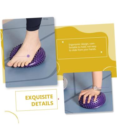 Buy Lalafina Durian-Ball Deep Tissue Massage Ball - Portable Trigger-Point Leg Roller & Foot Massager - Violet PVC Massage Tool for Office & Home - Buy Online on GoSupps.com