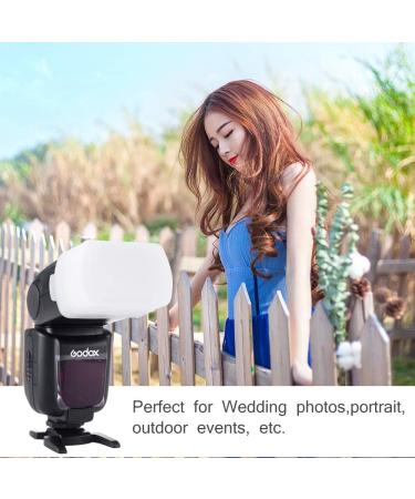 Godox Flash Diffuser Dome Bounce - 3 Pack White for V860II V850II TT685 TT600 Speedlight - Buy Online on GoSupps.com