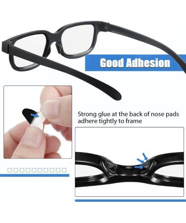 Afforstyle 24 Pairs Adhesive Nose Pads Premium Silicone Eyeglass Nose Pads for Sunglasses | Comfortable Durable & Easy to Apply - Buy Online on GoSupps.com