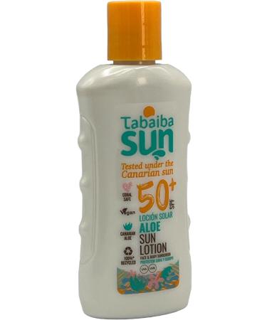  Tabaibaloe Tabaiba Sun Aloe Vera Sun Lotion 100 ml 2 units (2 x 100 ml SPF 50) - Buy Online on GoSupps.com