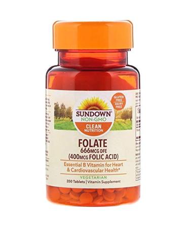 Sundown Folic Acid 400 Mcg, 350 Count