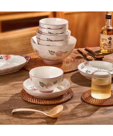 Cereal Bowl Deep Soup Bowls Kitchen Instant Noodle Bowl Restaurant Tableware Household Ceramic Rice Bowl Noodle Bowl Soup Bowl Big Soup Bowl (Size : Medium) - Buy Online on GoSupps.com