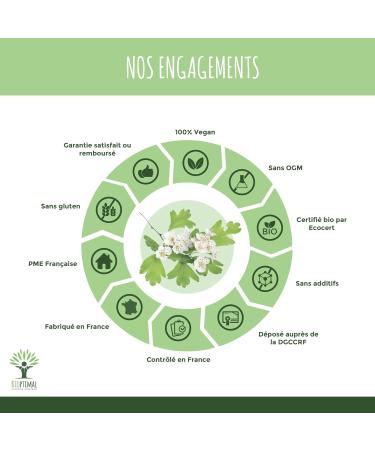 Organic Hawthorn - Bioptimal - Dietary Supplement - Sleep Anti-Stress Anxiety - 100% Pure Powder - 300mg per Capsule - Made i - Buy Online on GoSupps.com