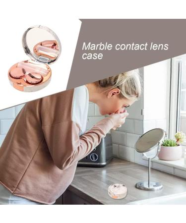Jiuyuanchunjj Portable Contact Lens Container Box - Multi-Colored Travel Case with Invisible Mirror for Office & School - Mini Soak Storage Solution - Buy Online on GoSupps.com