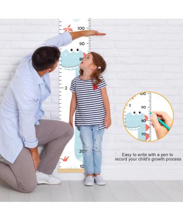 AOLO Children's Yardstick & Size Knife - Fun Dinosaur Wall Measurements for Kids' Rooms | Baby Decor & Growth Tracking - Buy Online on GoSupps.com