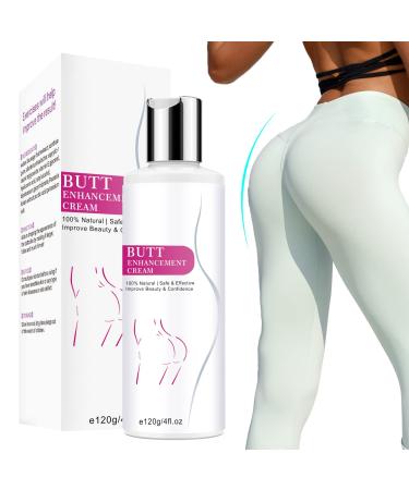 Butt Enhancement Cream, Butt cream for Bigger Butt Lifting and Firming Cellulite Cream for Thighs and Butt Fast Natural Enhancer Hip up Buttock Massage Cream for Women 4 Fl Oz (Pack of 1)