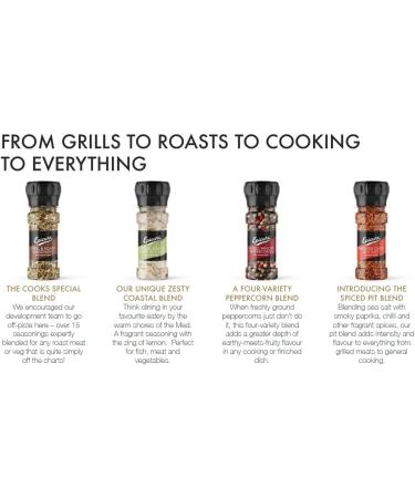 Epicure Grill & Roast Seasoning Freshly Ground Seasoning Grinders 50 g (Pack of 6) Grill & Roast Seasoning 50 g (Pack of 6) - Buy Online on GoSupps.com