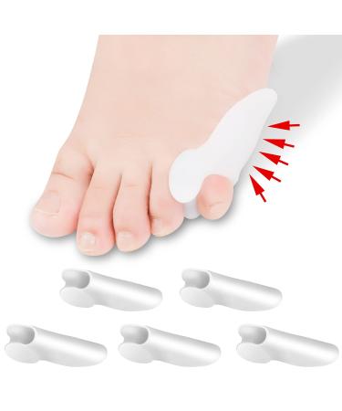 Pinky Toe Gel Bunion Protector DYKOOK Tailors Bunion Toe Separator Soft Gel Bunionette Pads Toe Spacers for Bunionette Pain Relief and Corn, Callus, Blisters Protect