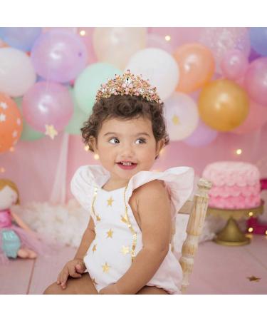 Rose Gold Crystal Tiara for Women - Wedding, Prom, Birthday Party Headband - Buy Online on GoSupps.com