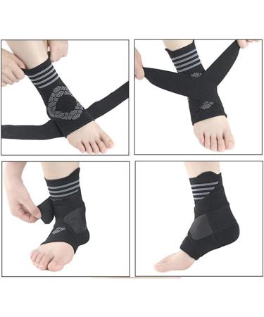 Buy Elastic Ankle Wrap & Support Sleeve for Women | Sports Ankle Brace & Plantar Socks - Perfect for Basketball & Heel Pain Relief - Buy Online on GoSupps.com
