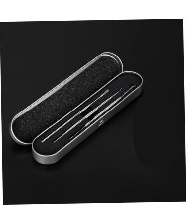 Hemoton 3pcs Stainless Steel Ear Cleaner Set - Ear Scoop, Ear Spoon, Wax Remover - Silver Earmuffs for Gentle Ear Cleaning - Buy Online on GoSupps.com