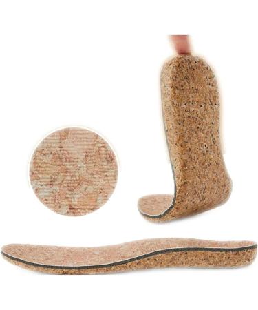 Cork Insole Cushion Inserts for Flat Feet | Orthotic Arch Support for Men & Women (Size 37-38 - Buy Online on GoSupps.com