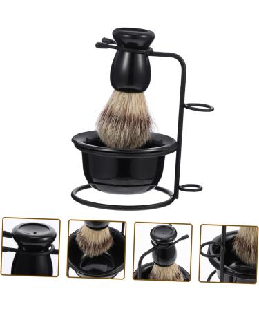 Frcolor 5-Piece Beard Care Set - Shaving Brush Razor Organizer & Shaping Bowl for Men | Stainless Steel Grooming Accessories - Buy Online on GoSupps.com