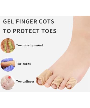 Youtexing 2pcs Fabric Toe Separator & Finger Protector for Corns, Calluses, Bunions - 2.5cm*15cm - Buy Online on GoSupps.com