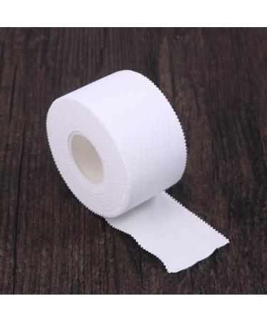 INOOMP 2 Roll Cotton Muscle Stickers - Self-Adherent Athletic Sports Tape | Easy Tear Zigzag Elastic Tape for Muscle Support | Durable White Cohesive Bandage - Buy Online on GoSupps.com