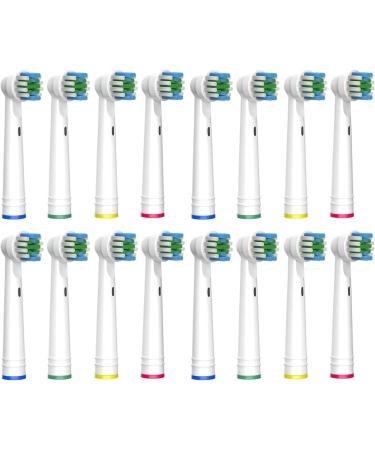 SOFTMATE Electric Toothbrush Replacement Heads: Soft Brush Head Refills Compatible with Oral B Braun Most of Models - Family Pack - Pack of 16