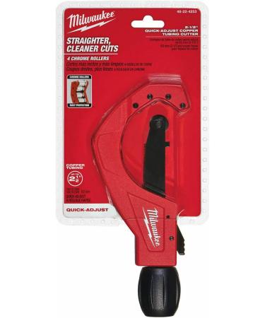 Milwaukee 2-1/2" Quick Adjust Copper Tubing Cutter - Fast Precise Cutting for Plumbers | International Shipping Available - Buy Online on GoSupps.com
