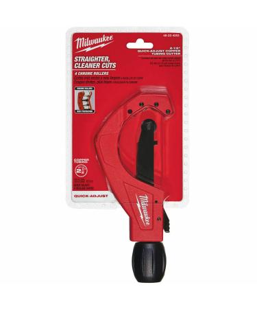 Milwaukee 2-1/2" Quick Adjust Copper Tubing Cutter