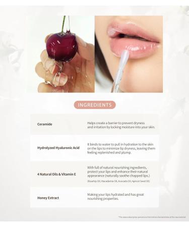 Heart Percent Commas on Life Essential Lip Essence #101 Lulluaby Watery Oil Clear Lipgloss Essence Intense Overnight Sleeping Lip Treatment 6g (0.2 fl. oz.) - Buy Online on GoSupps.com