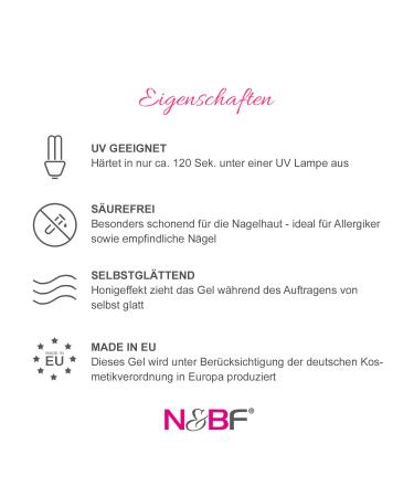 Nails Factory 1 Phase UV Gel Clear 15ml | 3-in-1 Transparent Nail Gel | Made in EU | Acid-Free Self-Smoothing All-Rounder Gel - Buy Online on GoSupps.com