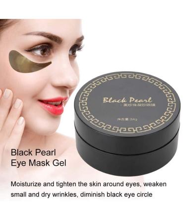 Black Pearl Eye Masks Gel - 60 Pcs for Dark Circles Eye Bags & Firm Skin | Best Eye Care Solution - Buy Online on GoSupps.com