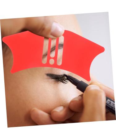 POPETPOP Eyeliner Heated Lash Curler Silicone Eyeliner Guard Silicone Eyeliner Aid Tools Miss Lipstick 10.3x3.8cm Red - Buy Online on GoSupps.com