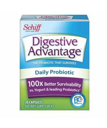 Digestive Advantage Daily Probiotic 30 Capsules (Pack of 3)