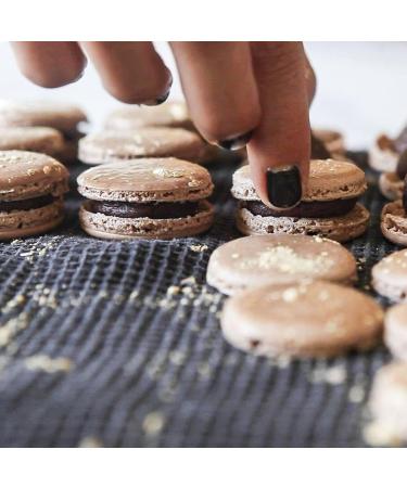 Baking Mix & Bakeware | Chocolate & Gold Macaron Recipe Making Kit | Foodie Gift Tin - Buy Online on GoSupps.com