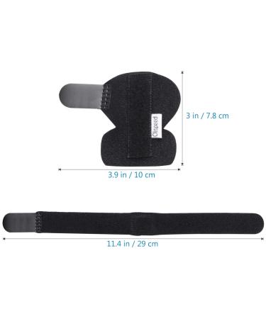 Clispeed Finger Rail - Adjustable Aluminum Support for Index Finger Pain Relief - Black - Buy Online on GoSupps.com