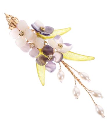 minkissy Bridal Hair Accessories Hair Clips Hair Accessories for Women Hair Barrettes for Women Barrettes for Women Thin Hair Asian Hair Accessories Women's Resin Side Clip Cheongsam