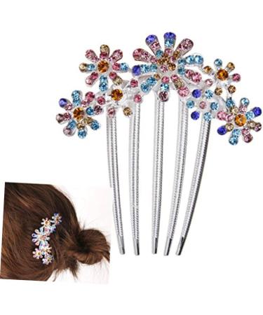 DOITOOL Tiara Hair Accessories Bridal Hair Comb Flower Hair Comb Wedding Women Hair Comb Women Hair Clip Hair up Hairpin Headgear Rhinestones - Buy Online on GoSupps.com