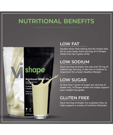 ViSalus Vi-Shape Sweet Cream Shake Mix - 2 Bags (48 Servings) 1.37 lb/22 oz - Pack of 2 - Buy Online on GoSupps.com