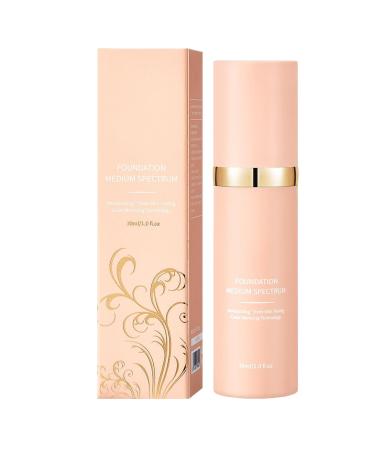 GjnjfdF Transformable Foundation | 30ml Liquid Foundation Bottle | Long-Lasting Resistant Skin Corrector | Daily Use Travel Evening Wear for Women and Girls